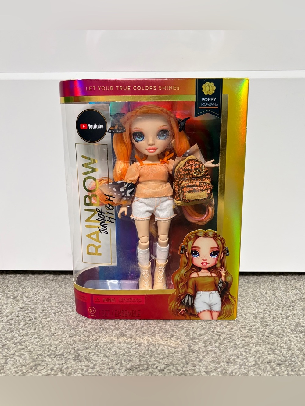 Rainbow Junior High Poppy Rowan doll